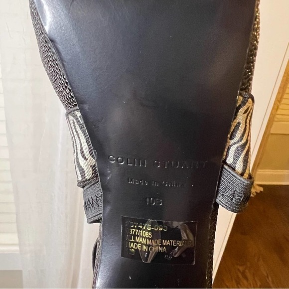 Colin Stuart black platform shoe size 10B               #42 - Picture 10 of 11